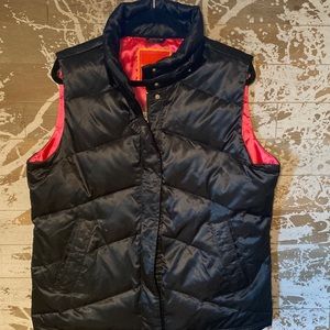 Black all weather outdoor vest